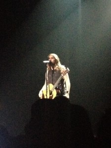 Singer Jared Leto plays an acoustic version of Hurricane off the album "This is War."
