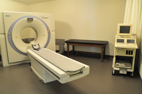 CT scans take place in this room.