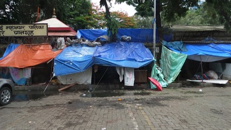 The slums in Mumbai are an area of extreme poverty.