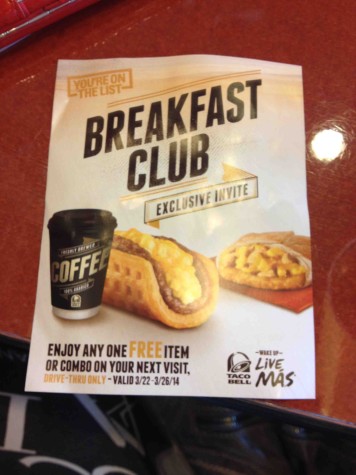 Memberships has its privileges as Taco Bell Breakfast Club members had the chance to try breakfast items before they are available to public beginning March 27.
