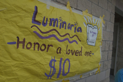 Relay for Life was selling Luminaria to honor loved ones who lost or are still fighting their battle with cancer on Friday, April 11, 2014.