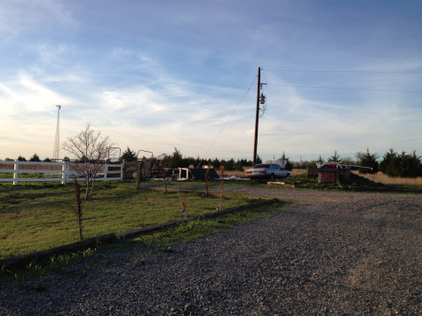 The tornado caused damage to several aspects of the property.