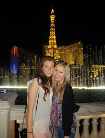 Senior Summer Mackey and her exchange student, Junior Martine de Graaf visited Las Vegas together. 